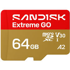 SanDisk Extreme GO 64GB microSDXC UHS-I Memory Card - Dukatech