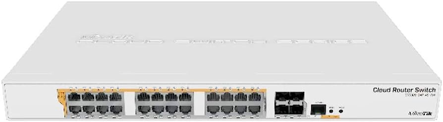 MikroTik (CRS328-24P-4S+RM) 24 Port Gigabit Ethernet  Switch