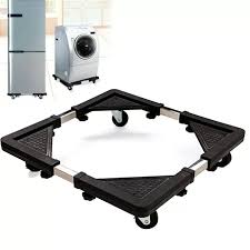 Multifunctional Adjustable Movable Base Dolly for Washing Machine & Refrigerator - Model 58006 Heavy-Duty Stand Cart with Universal Wheels for Fridge, Dryer & Home Appliances