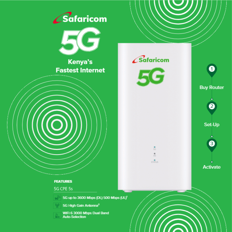 Safaricom 5G Router Indoor CPE H153