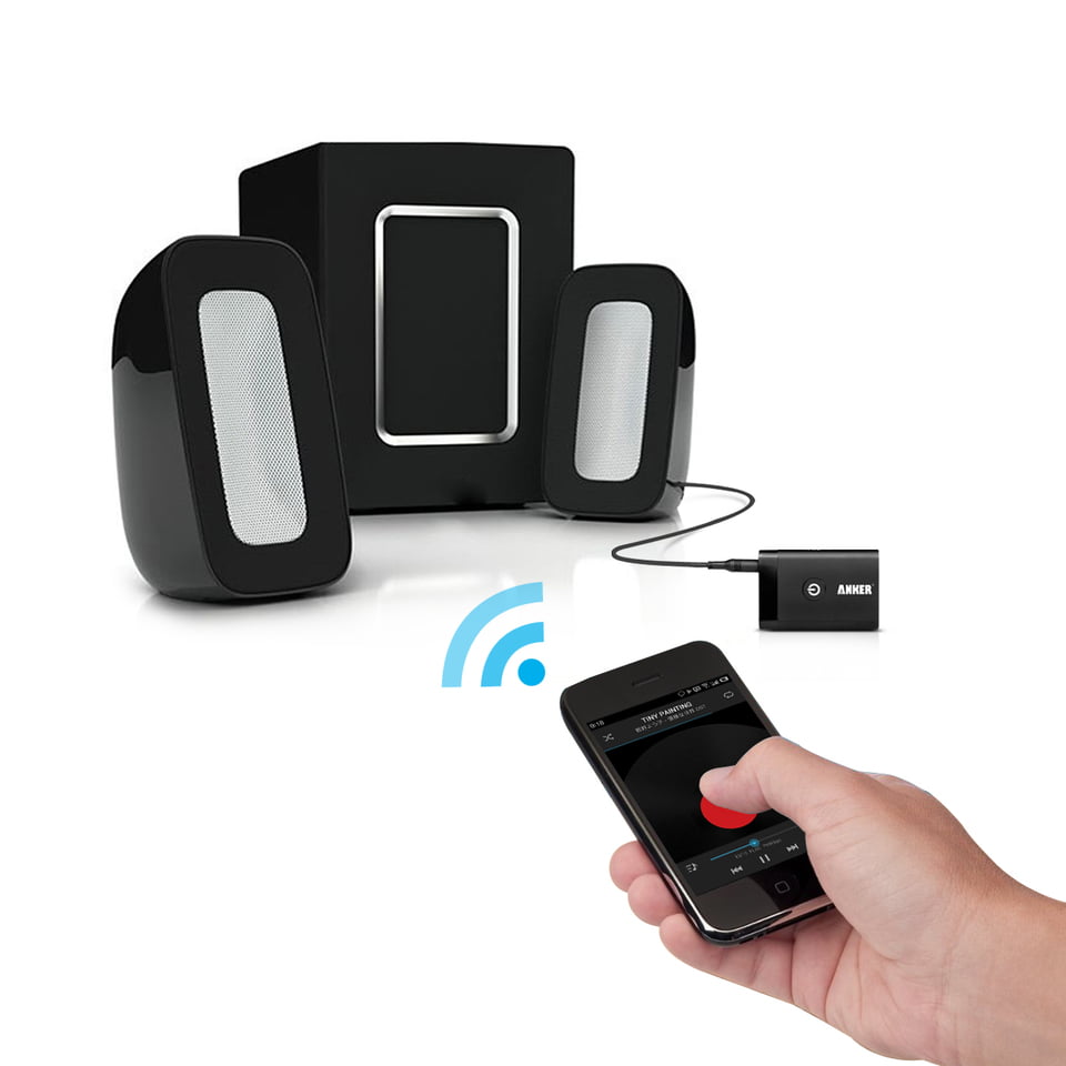 Soundsync 2-in1 Bluetooth Receiver and Transmitter - Black