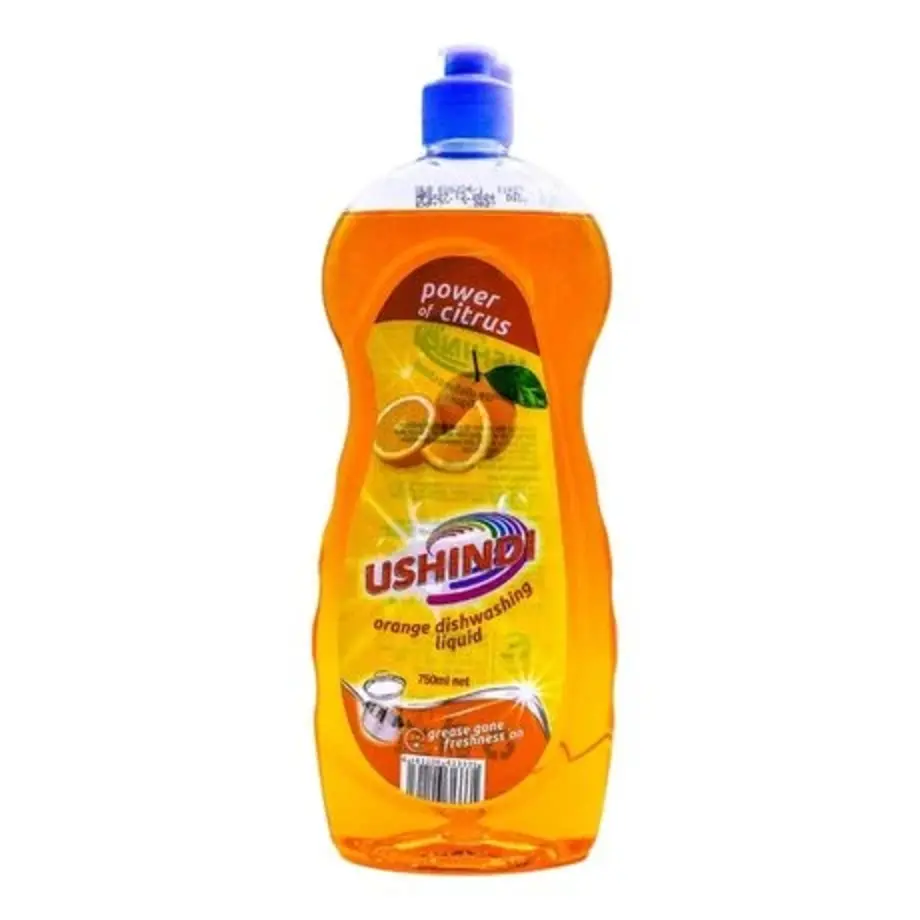 Ushindi Orange Dish Wash 750Ml Liquid