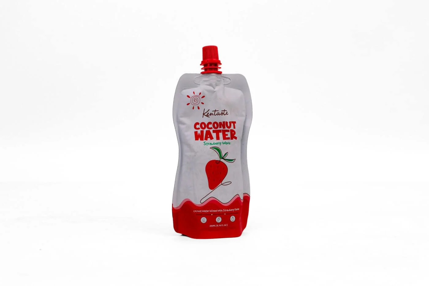 Kentaste Strawberry Wave Coconut Water – 200ml