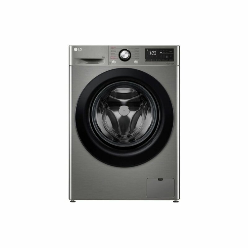 LG F4R3VYG6P Front Load Washing Machine, 9KG - AI DD Technology, Steam Technolog