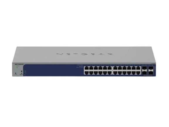 NETGEAR GS752TP-300UKS 48-Port Gigabit Ethernet PoE+ Smart Switch 4 SFP Ports 380W Cloud Managed Network Switch