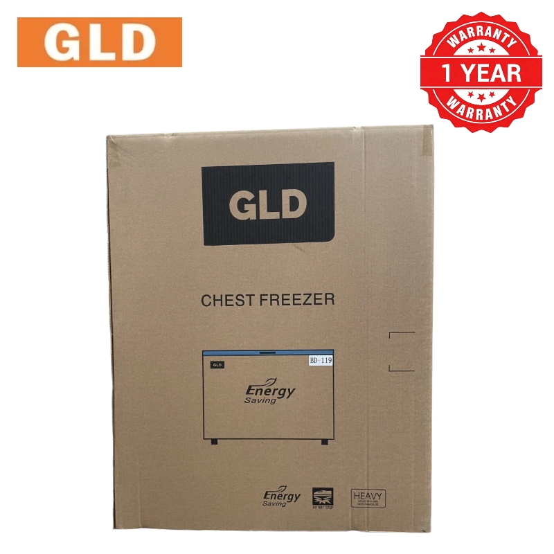 GLD 119L Smart Chest Freezer | Built-In Voltage Stabilizer & Power Delay Protection | Touch Temperature Control | No Extra Fridge Guard Needed | Fast Cooling