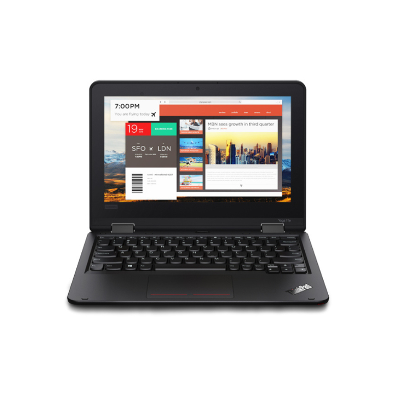Refurbished Lenovo ThinkPad Yoga 11e X360 2-in-1 laptop Intel core i5  6th gen  1.3GHz 8GB RAM 128GB SSD 13.3 inch Full HD Touch Screen Display Ultra-Light Windows 10 Pro HDMI USB Ethernet ports