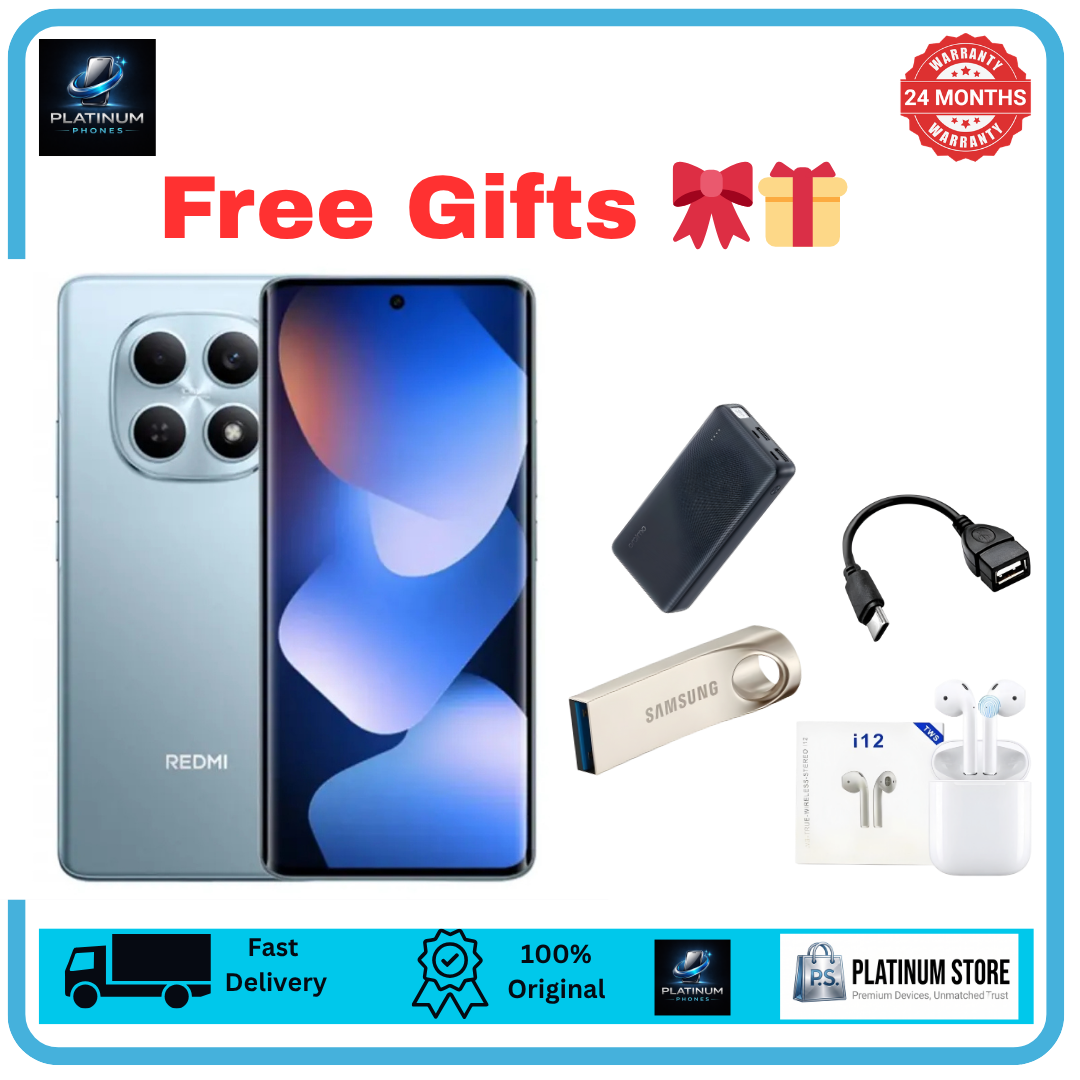 [FREE GIFTS🔥🔥] XIAOMI Redmi Note 15 256GB+16(8+8)GB Curved Screen 6.77" 120Hz AMOLED Display 108MP Camera 6000mAh Battery 33W Hyper Charge Under-Display Fingerprint AI Smartphone