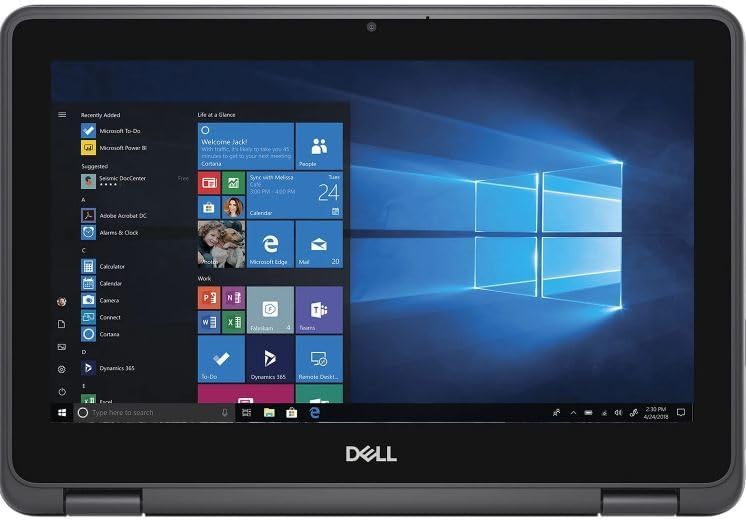 Dell Latitude 3189/3190 2-in-1 Laptop | Intel Pentium Processor, 4GB RAM, 128GB SSD | 11.6-inch HD Touchscreen | Windows 11 Pro | x360 Convertible - Black - Techsavvy Solutions