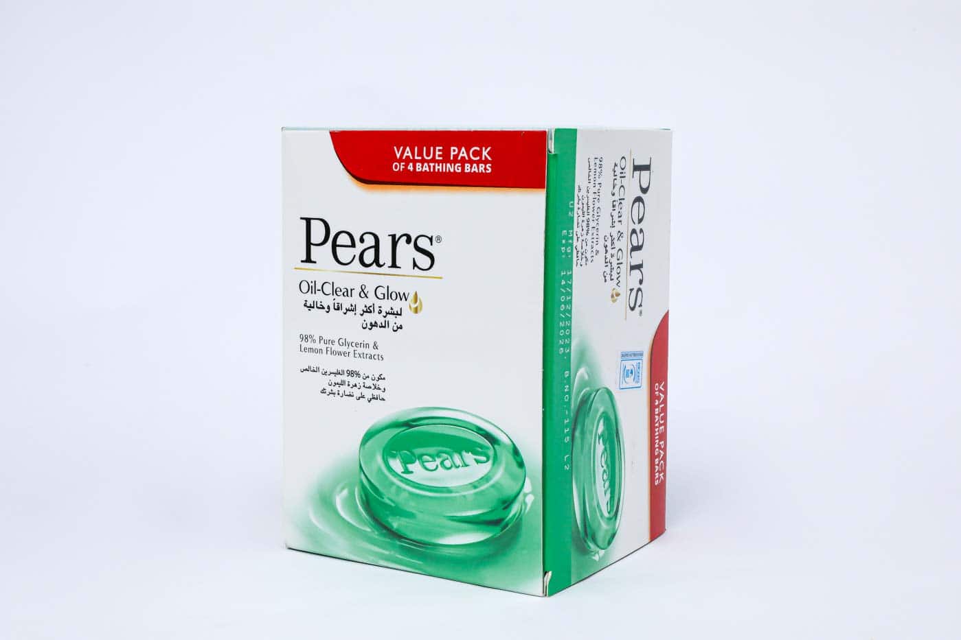 Pears Lemon Flower Extract Green Soap