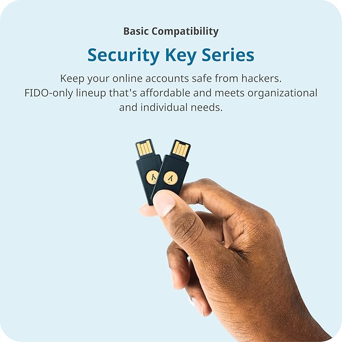 Yubico Security Key NFC - Two Factor Authentication USB and NFC Security Key