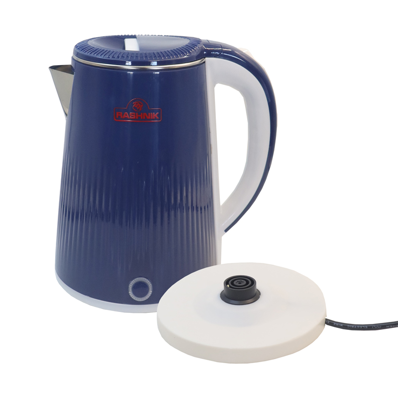 RASHNIK  RN-1156 2.3L  1500W  Electric Kettle  High Grade Steel Double walled body Dry & Over Heat Protection Automatically turns off