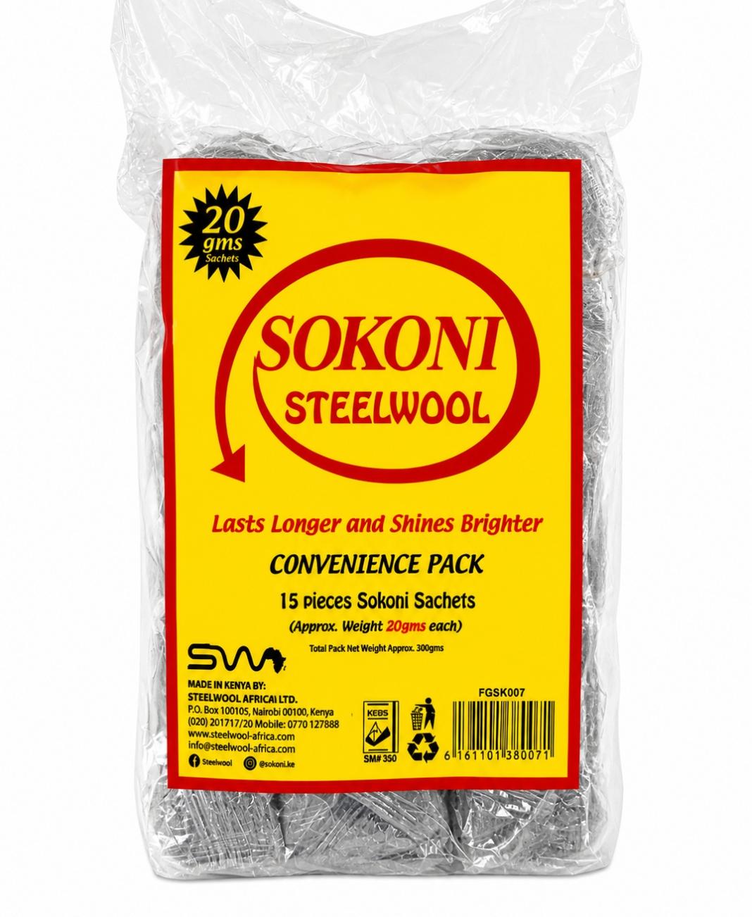 Sokoni Steel Wool 15-20gm