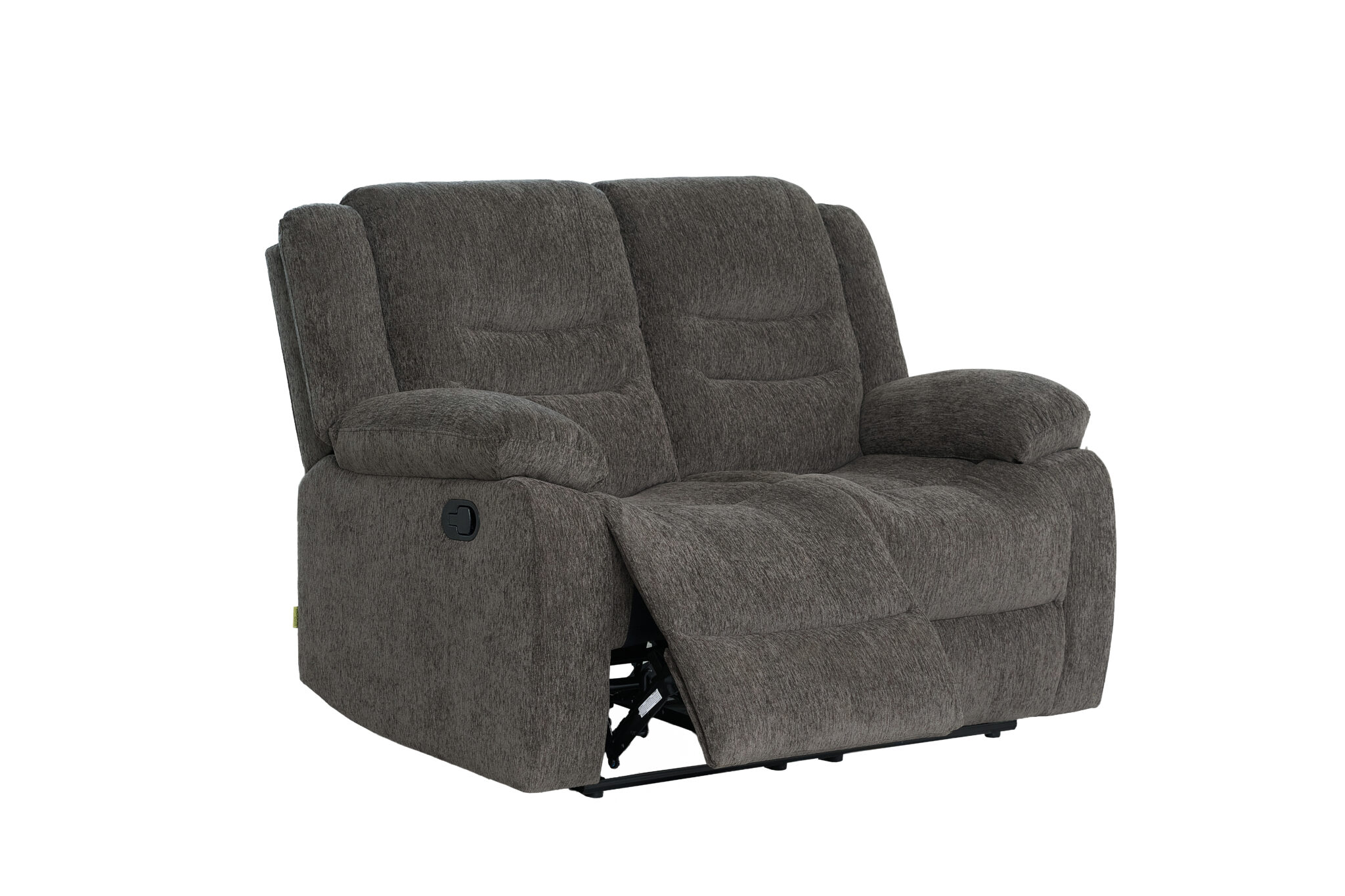 New Crescent 2-Seater Recliner – Dark Grey