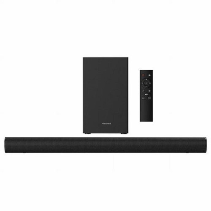 Hisense Sound bar System HS1800 140 Watts 2.1 CH with WIRELESS SUBWOOFER Woofer Bluetooth Speaker Remote HisenseHS1800 Soundbar Hisense 2.1 CHANNEL Audio Soundbar 140W Sound System