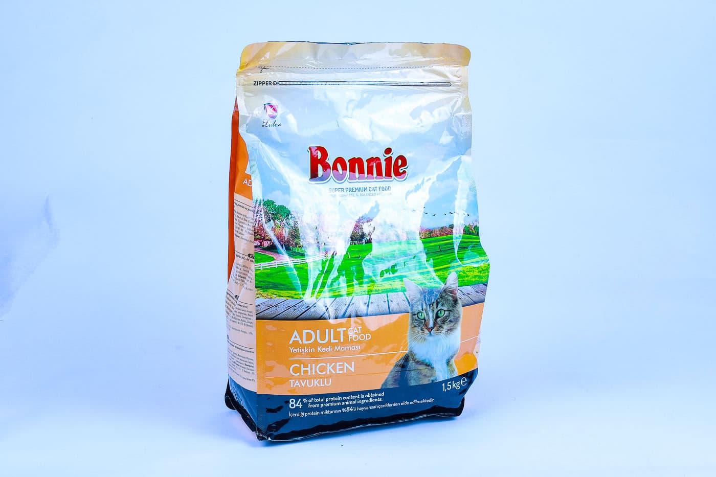Bonnie Adult Cat Food Chicken Flavour – 1.5Kg