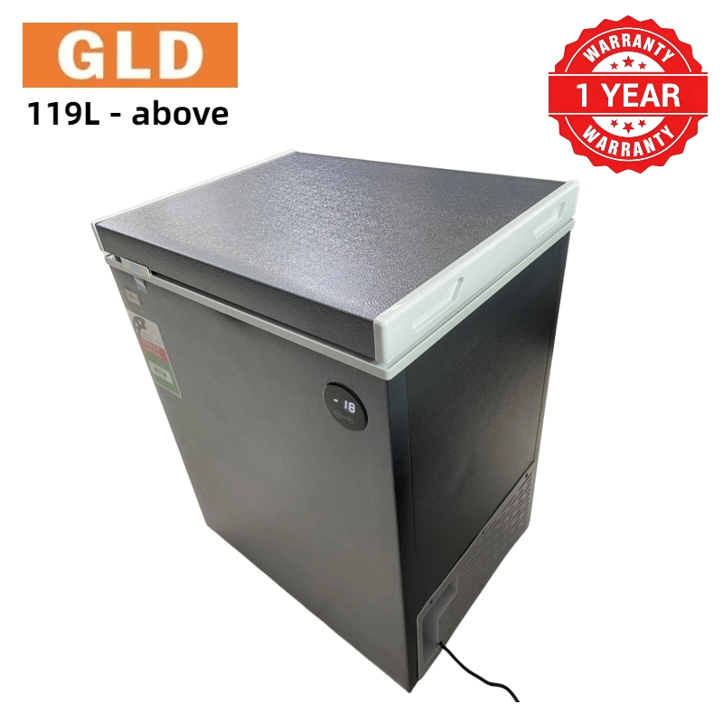 GLD 119L Smart Chest Freezer | Built-In Voltage Stabilizer & Power Delay Protection | Touch Temperature Control | No Extra Fridge Guard Needed | Fast Cooling