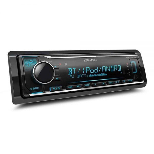 Kenwood KMM-BT408 - 1-DIN Car Stereo, Bluetooth, USB