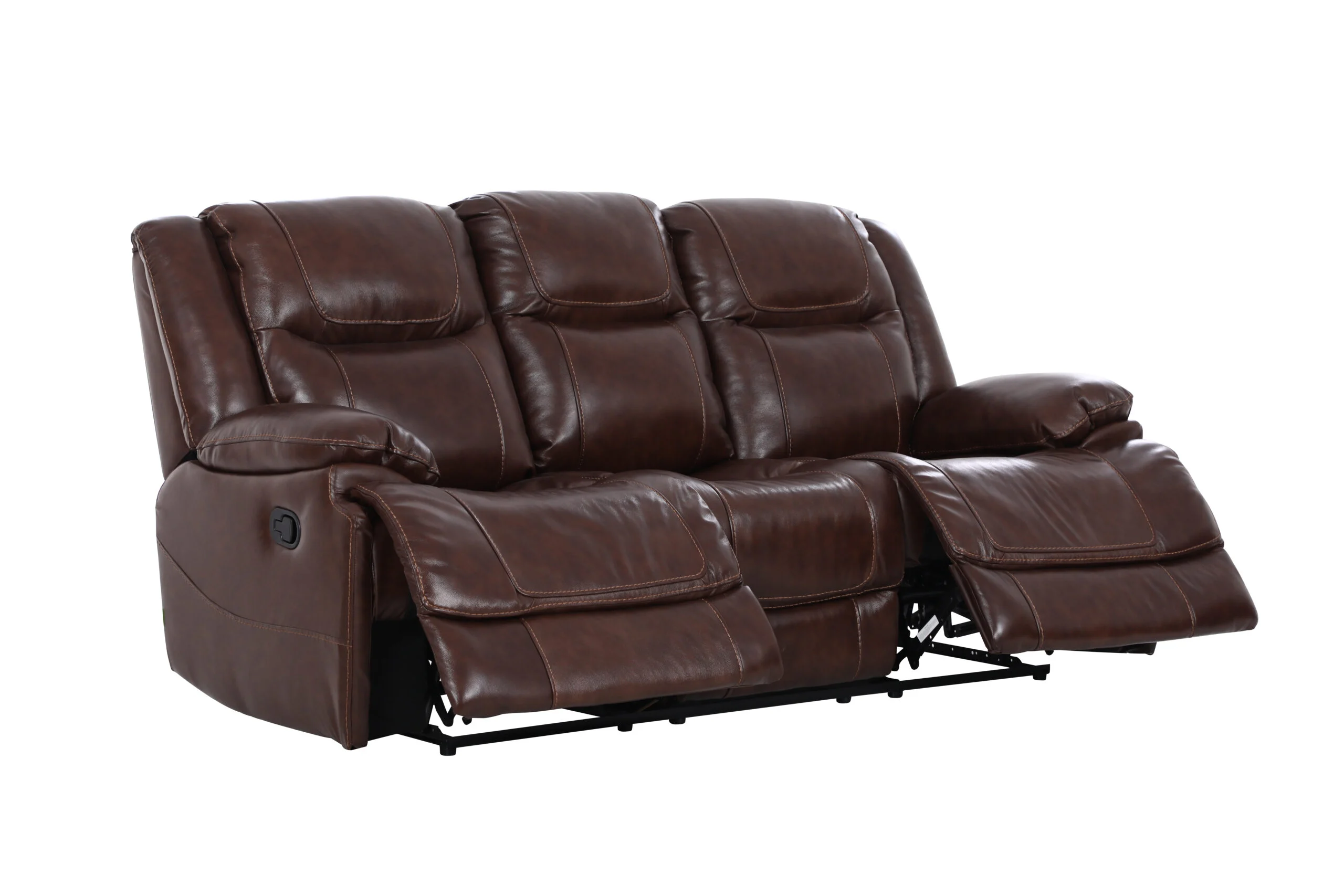Calderwell Two Seater - Brown Leather