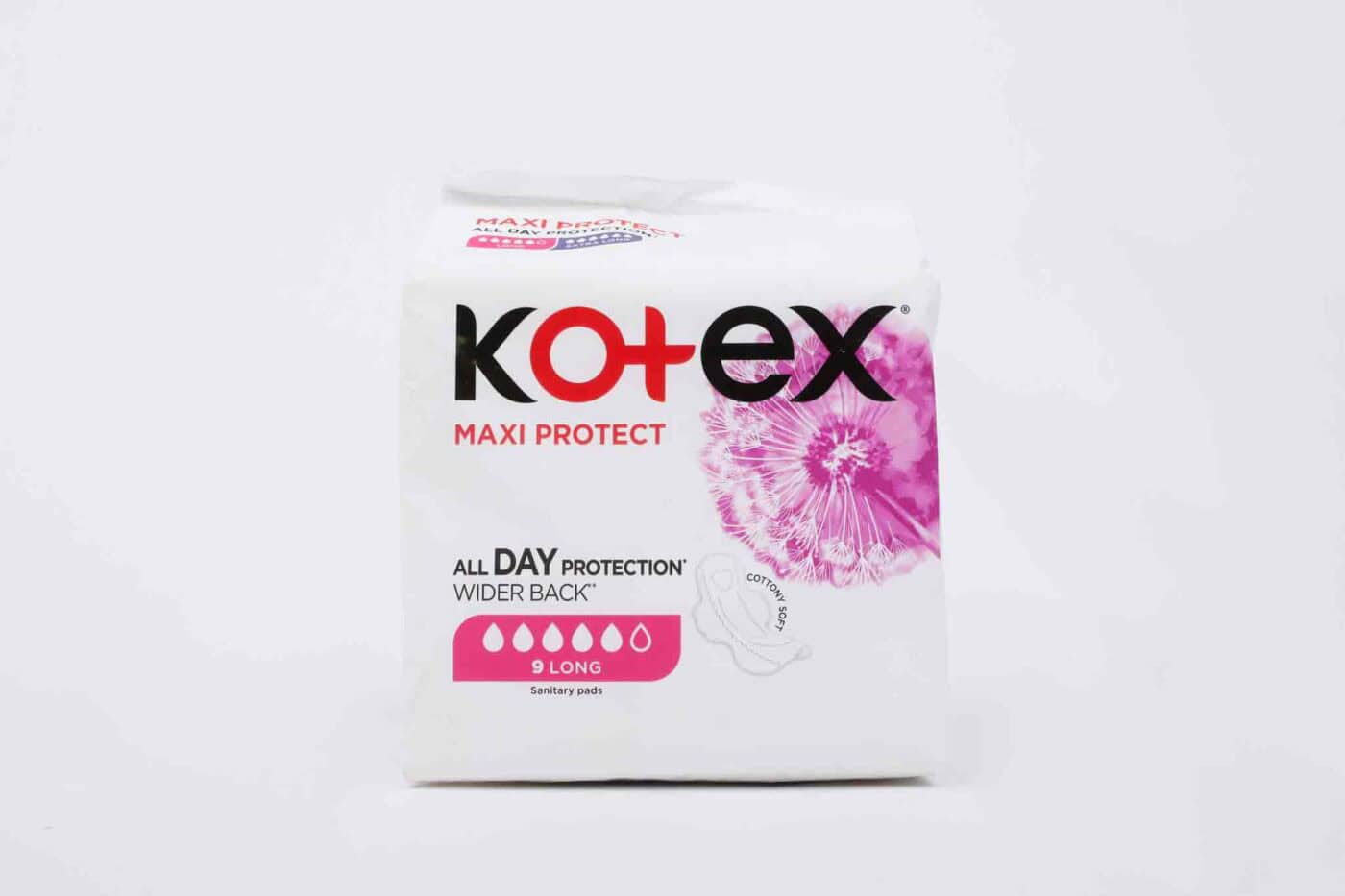 Kotex Maxi Long Sanitary Pads – 9 Pads
