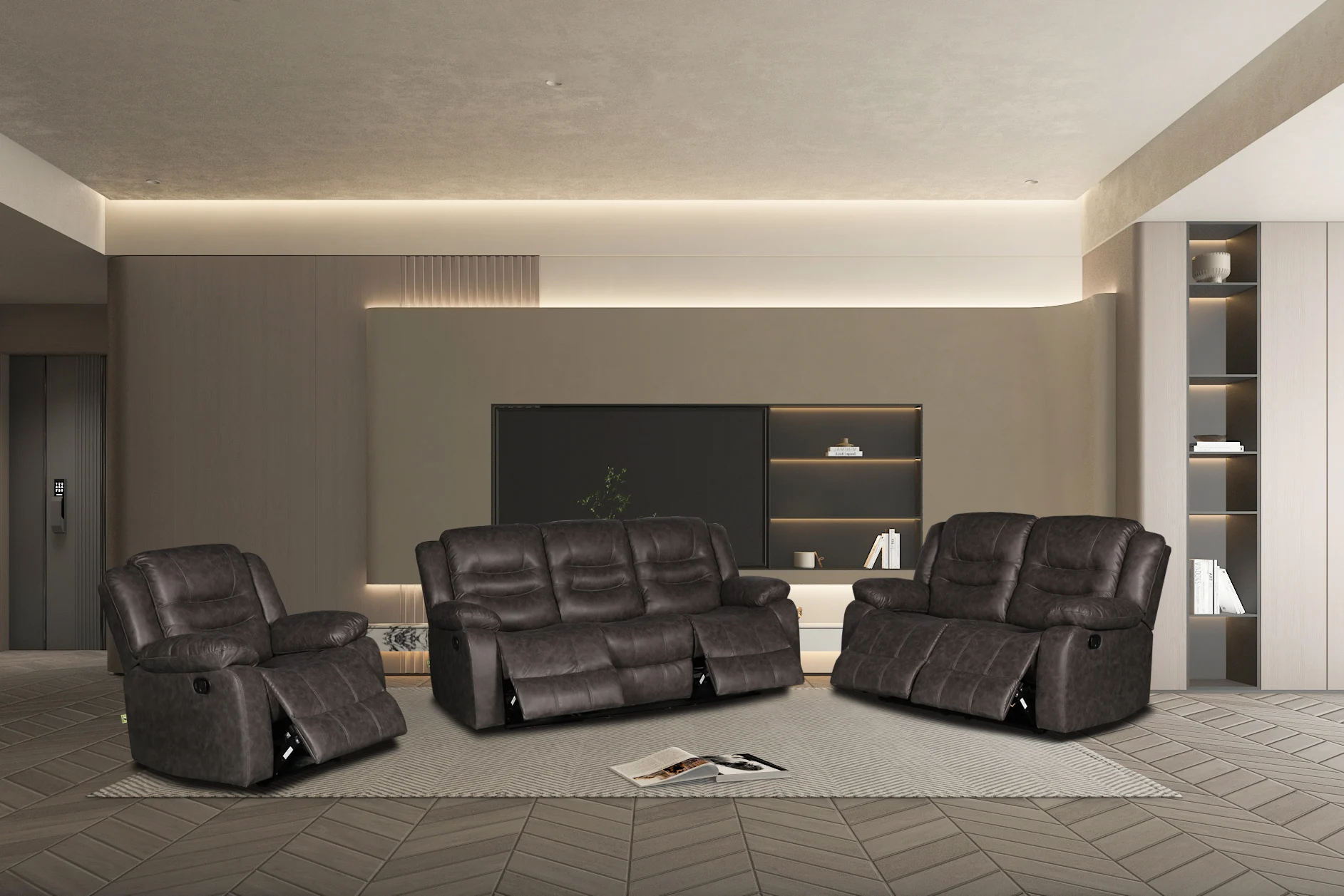 Crescent 6 Seater Recliner