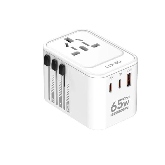 LDNIO Z6 3 USB Ports 65W GaN Travel Adapter - Dukatech