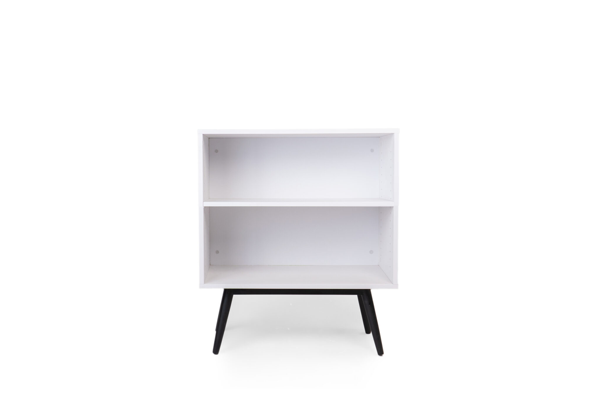 White 2 Shelf Bookshelf – Also Available in Black