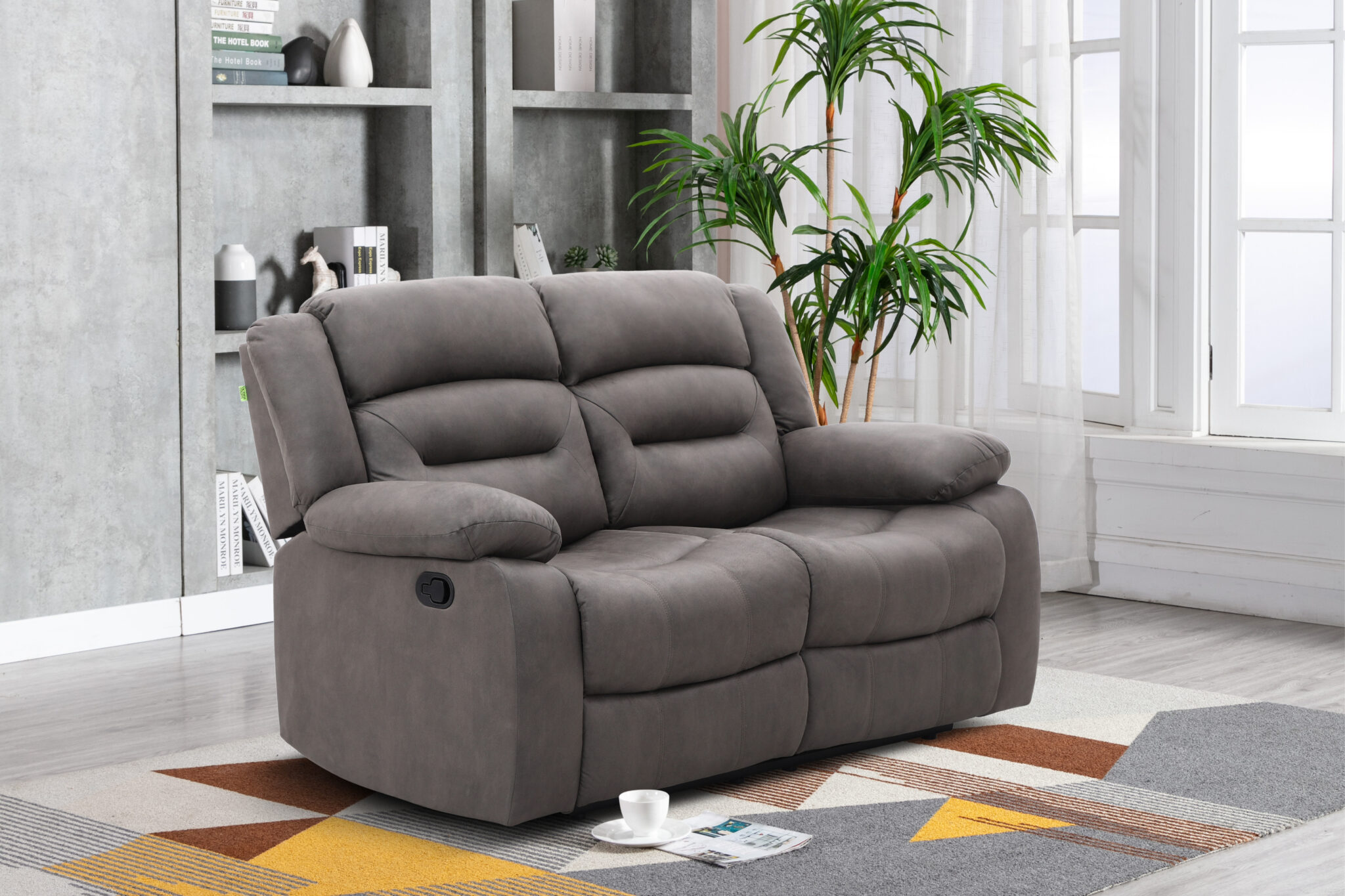 New Follow 5-Seater Recliner – Grey