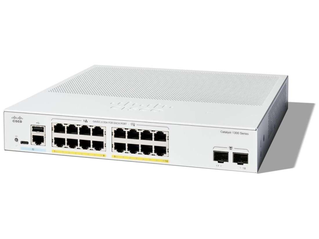Cisco C1300-16P-2G Catalyst 1300 16 Ports POE