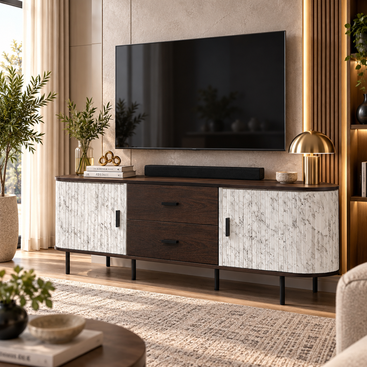 Airo Marble TV Stand