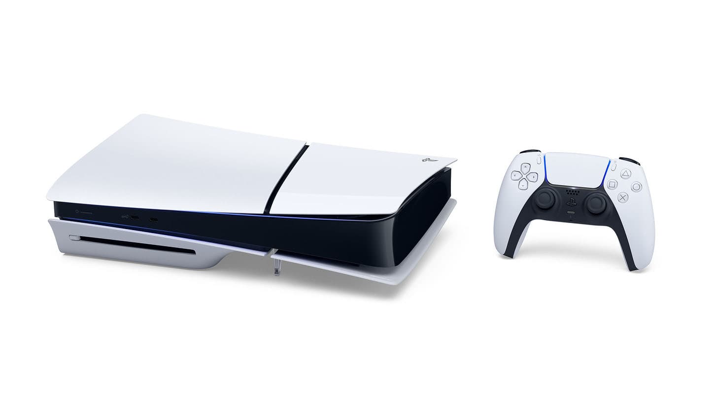 Sony PlayStation 5 PS5 8K Output, HDR Technology, 4K-TV gaming, Slim Standard, 1TB