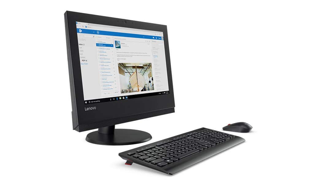 Lenovo V310z AIO 19.5" HD Display 6th Gen Intel Core i5 8GB RAM 1TB HDD DVDRW DOS Wired Keyboard + Mouse Ex UK 6 Months Warranty