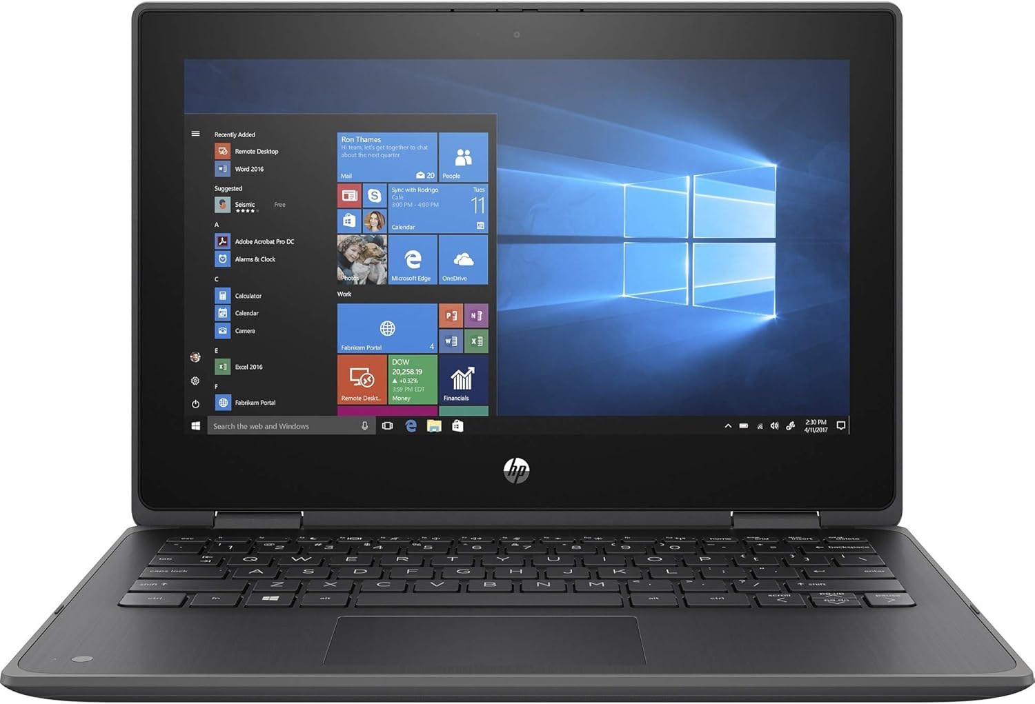 HP ProBook x360 11 G1 EE Touchscreen Laptop | Intel Pentium Quad-Core, 4GB RAM, 128GB SSD | 11.6" HD IPS Convertible | Rugged Education Design | Windows 10 Pro | Black - Techsavvy Solutions