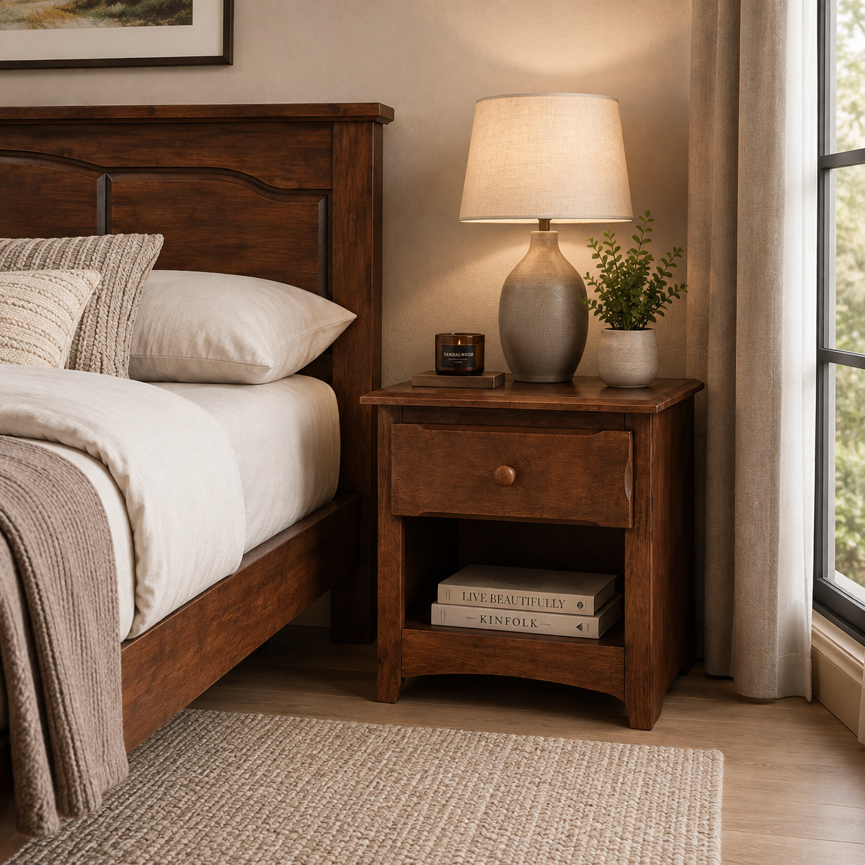 Marbella Bedside Table