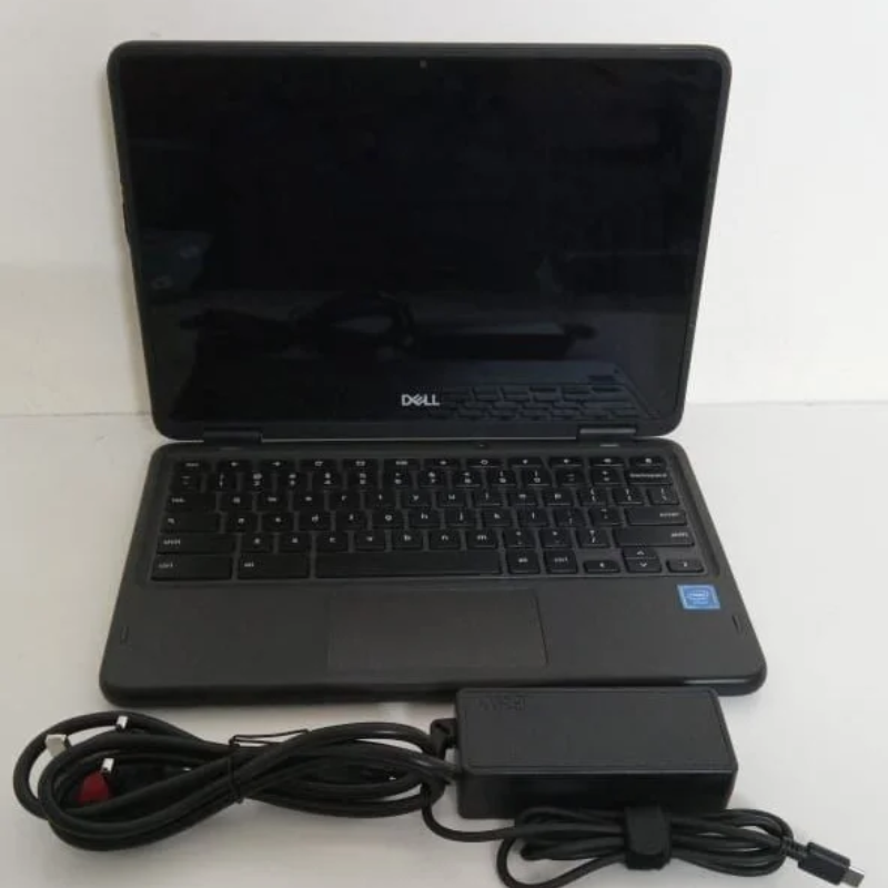 Dell Latitude Chromebook 3100 Touchscreen 2-IN-1 Laptop Intel Celeron 4GB LPDDR4 RAM, 32GB eMMC, UHD Graphics 600. 11.6" HD Screen X360 With Installed Chromebook OS | Refurbished Laptop