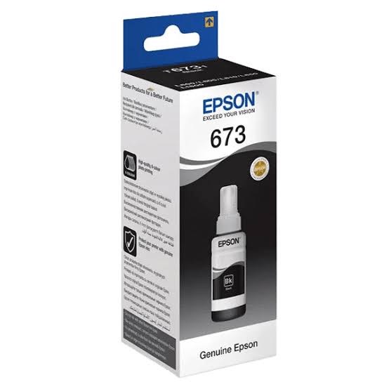 Epson T6731 Black Ink Bottle 70ml - Dukatech