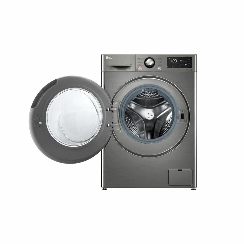 LG F4R3VYG6P Front Load Washing Machine, 9KG - AI DD Technology, Steam Technolog