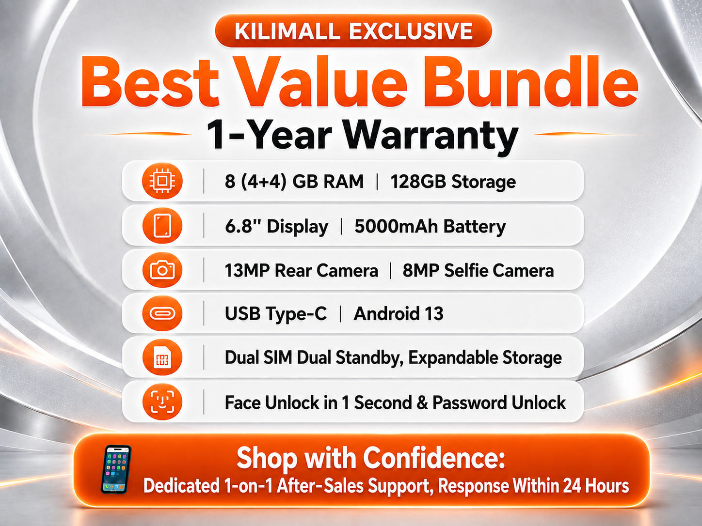 Brand New RUIOO S25 Ultra 128GB Storage Smart Phones Built-in Stylus • 6.8" Display • 5000mAh1 Year Warranty | Nairobi Stock❤️Please read the purchase notice before placing an order❤️