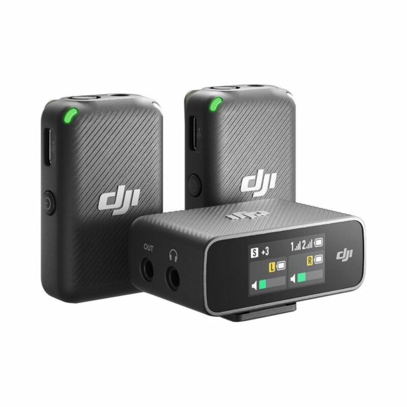 DJI Mic 2-Person Compact Digital Wireless Microphone System/Recorder For Camera