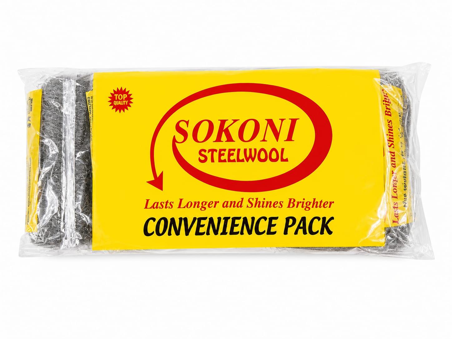 Sokoni Steel Wool 5*20Gm
