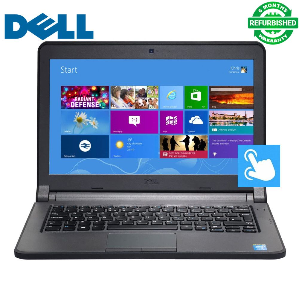 (free mouse} ,Refurbished Dell Latitude 3340 touchscreen Core I5 8GB Ram 500GB 13.3 Inch screen Size Ultra Slim Laptop With Windows 11 and Office 2016