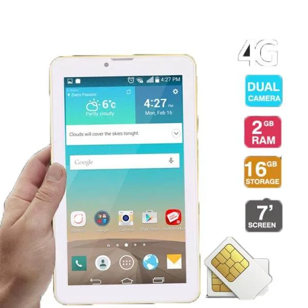 Lenosed T81 Tablet, 7 Inch, 4G, 2 GB, Wi-Fi, Dual Sim