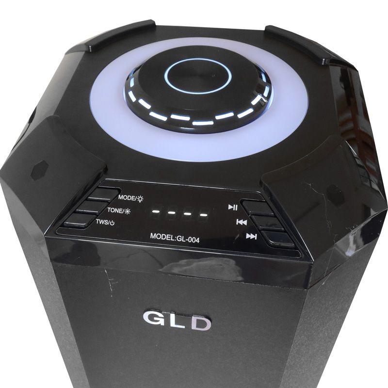 GL-004 Pro 2.1CH Multimedia Speaker System HI-FI 12000W PMPO Powerful Sound with Bluetooth, Built-in Mic for Karaoke, FM Radio, Remote Control Woofer