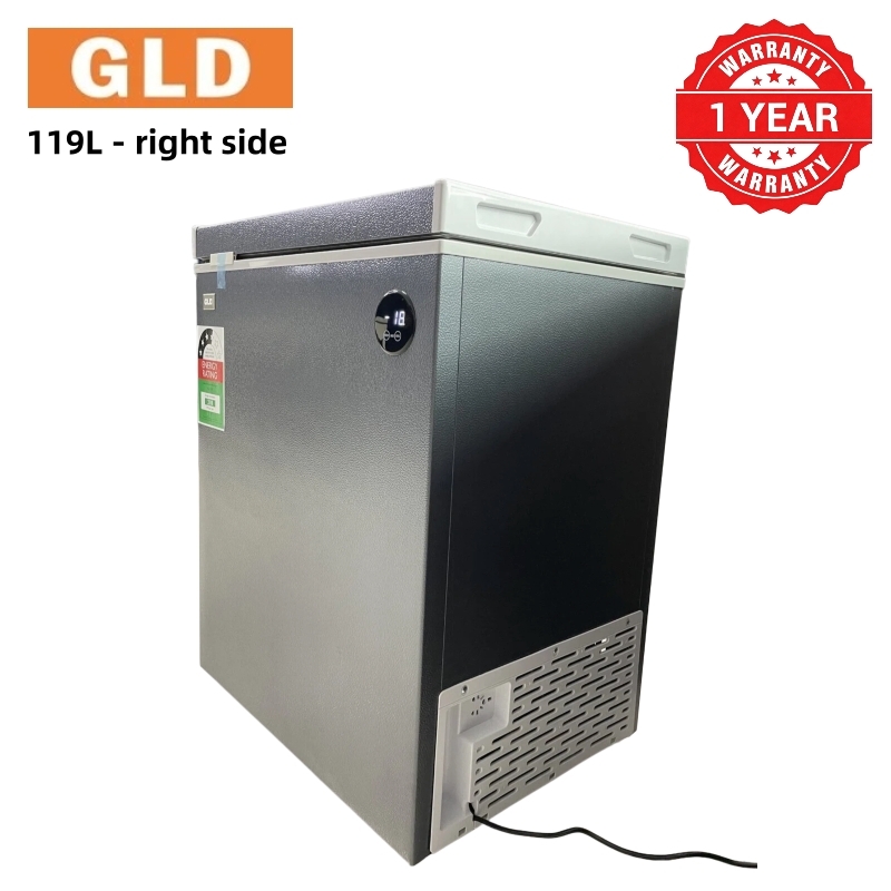 GLD 119L Smart Chest Freezer | Built-In Voltage Stabilizer & Power Delay Protection | Touch Temperature Control | No Extra Fridge Guard Needed | Fast Cooling