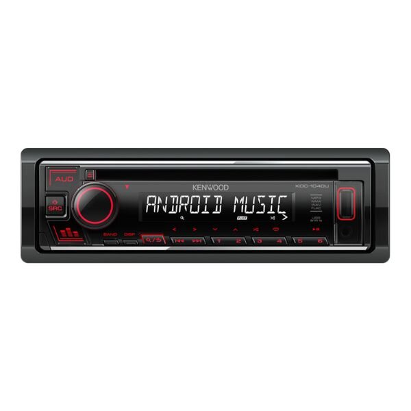 Kenwood KDC-1040U Car Stereo – USB, CD, 50W X 4