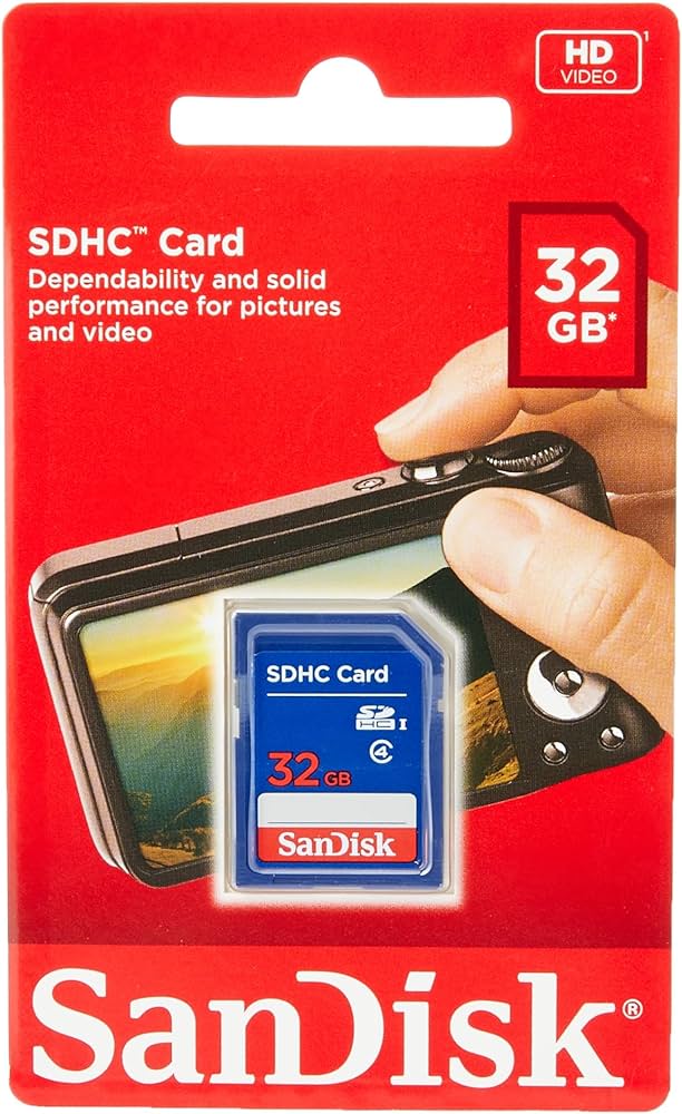 SanDisk 32GB SDHC Memory Card Class 4 - SDSDB-032G-B35