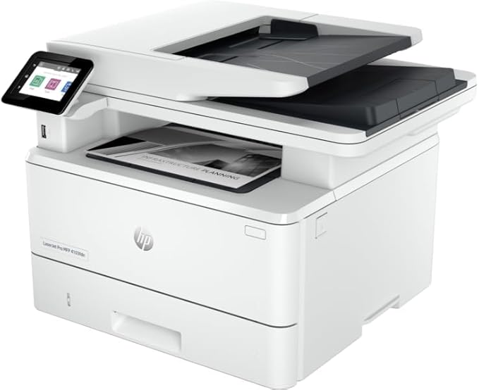 HP LaserJet Pro MFP 4103fdn (B/W) | Monochrome Laser Printer | Print, Scan, Copy &amp; Fax | Auto Duplex | Ethernet - Techsavvy Solutions