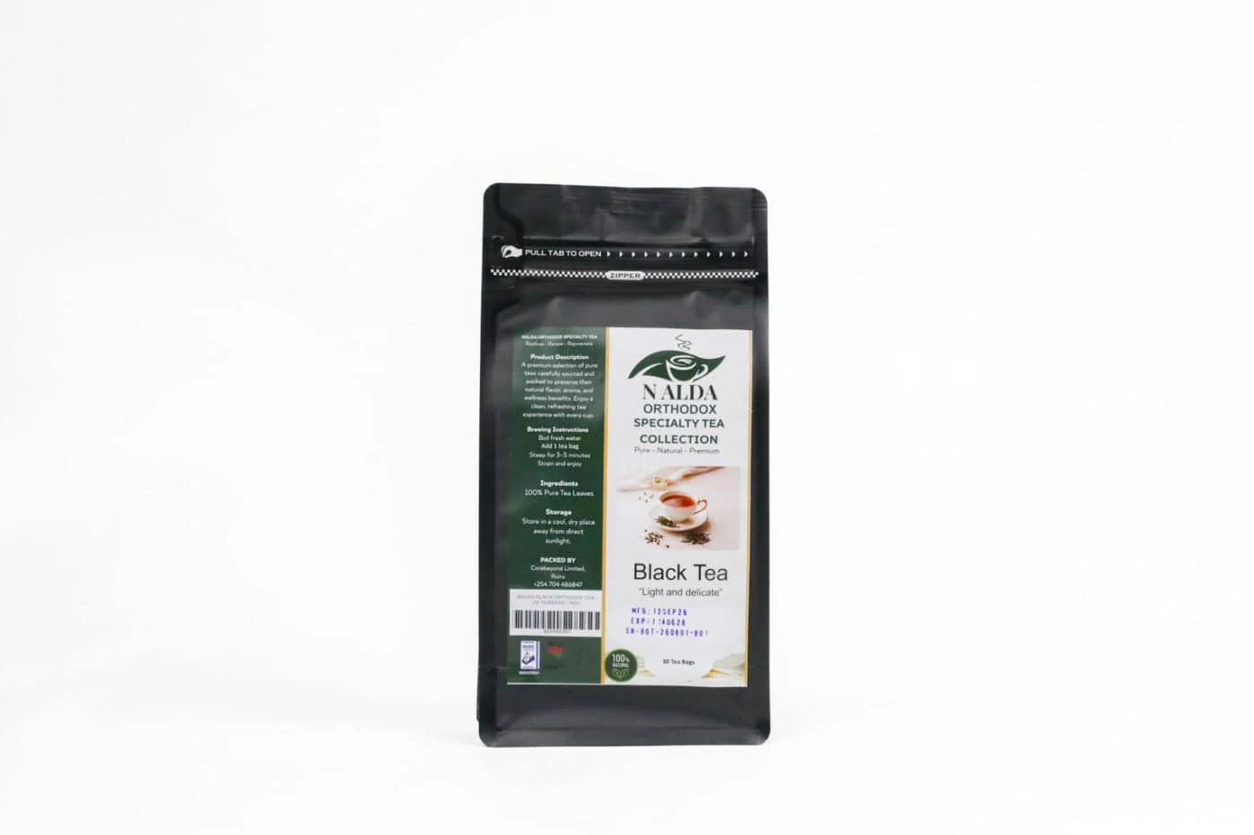 NALDA Black Orthodox – 30 Tea Bags