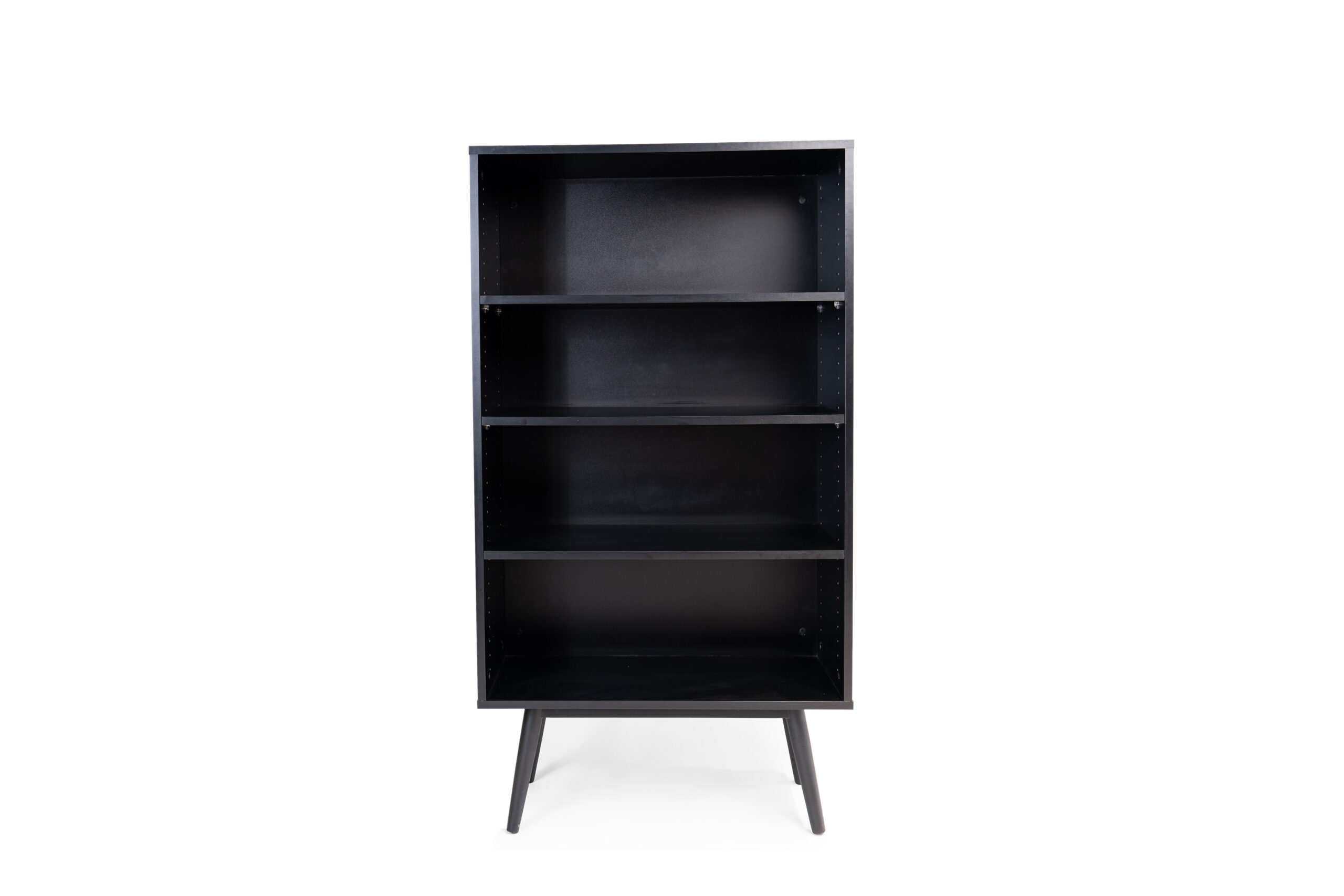 Black 4 shelf Bookshelf – Also Available in White