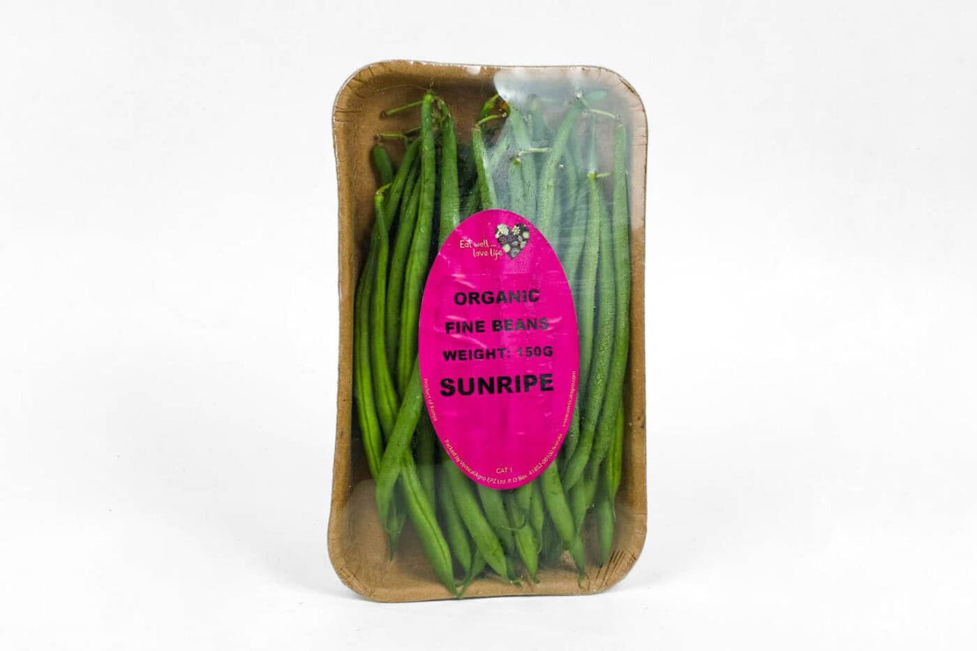 Sunripe Organic Fine Beans – 200g